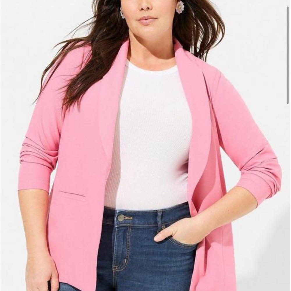 Torrid Parker Studio Blazer in pink. Blazer is lined. New with tags